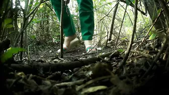 Filmed with a hidden camera,girls pee in nature-6