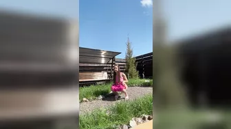 tiny_angel - Pissing Outdoor