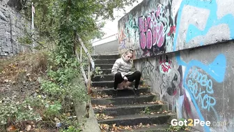 Public On The Steps