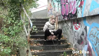 Public On The Steps