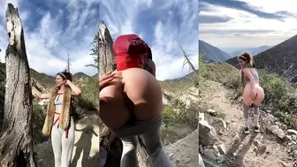 VibeWithMommy - Bottomless hiking, ass eating, pissing..., , PissRIP