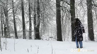 Sitting In Snow