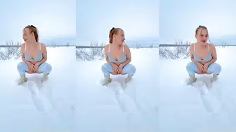 Squirtteen - Snow Snow Snow...., Amateur Collection, PissRIP