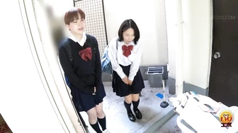 EE-764 05 Hidden camera inside high school. Girls line up and pee., JAV Collection, DesperVids