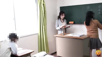 EE-765 05 Hidden camera: Forbidden incontinence of a neat female teacher.