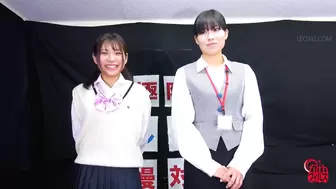 FF-662 05 Female student vs office lady. Extreme pee endurance showdown!