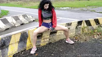 Mitzi - Pissing Scene