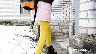 Yellow Pantyhose