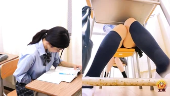 EE-809 01 On-Campus Hidden Filming - Schoolgirls Line Super Peeing 2