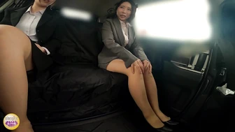 SL-644 08 Hidden Camera Saleswoman Shameful Incontinence in Car