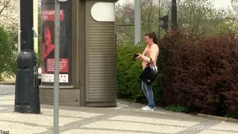 Jessica - Locked Public Toilet, Peeing-Outdoors, DesperVids