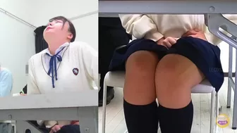 SL-510 02 Female college and school students holding their pee to the limit during test and then rushing to the toilet after to release powerful stream. VOL. 2, JAV Collection, DesperVids