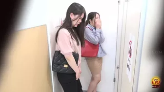 EE-589 01 Girls barely holding their pee while waiting by the toilet door. VOL. 4, JAV Collection, DesperVids