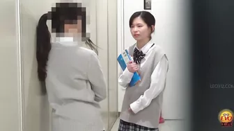 EE-587 01 Hidden camera: pee holding situation and miserable wetting of a school girl