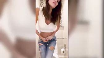 Jennifer - Pee desperation with a stuck zipper