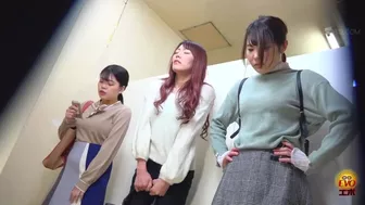 EE-684 06 Hidden shooting: women waiting for a long time at the toilet door before peeing, Bound2Burst, DesperVids