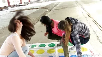 Lexi Dona + Morgan - Twister game