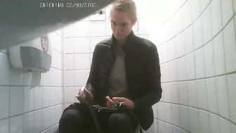 Hidden Camera in Student Toilet - 4