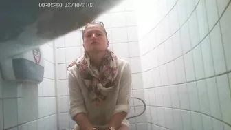 Hidden Camera in Student Toilet - 4