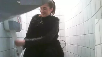 Hidden Camera in Student Toilet - 5