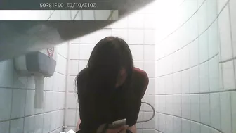 Hidden Camera in Student Toilet - 5