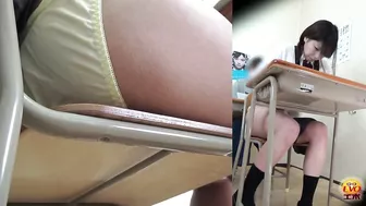 EE-169 02 Peeping Schoolgirls Loud Farting During Class