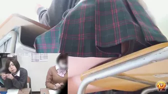 EE-169 02 Peeping Schoolgirls Loud Farting During Class