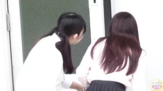 SL-123 03 Girls school students pissing standing up in boy’s toilet