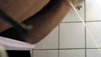 Spy WC: Wife pees while standing over the bowl, Piss Voyeur (various), PissRIP