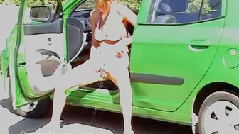 Tiffany Beach Car Pee, JAV Collection, PissRIP