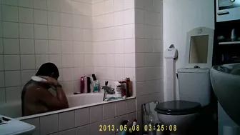 new cam in studens-hostel bathroom