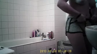 new cam in studens-hostel bathroom