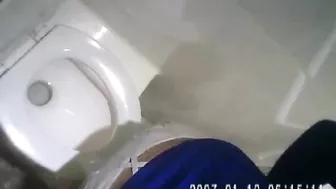 Coachtoilet on board, hidden camera