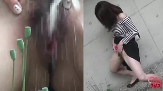 FF-112 [#2] 2015 Non-stoop outdoor compilation of women peeing standing up!